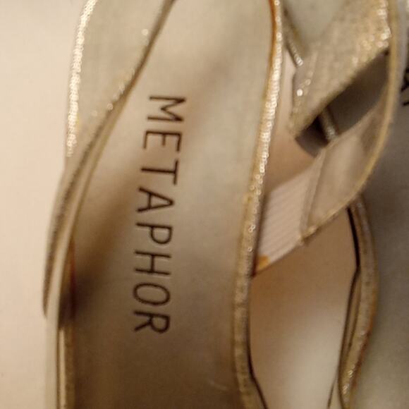 Metaphor women's dazzle party heeled sandals 5.5 - Picture 5 of 7